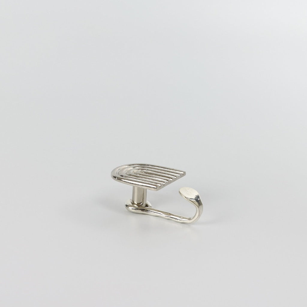 Polished Nickel finish Libre No. 9 Hook with extended hook