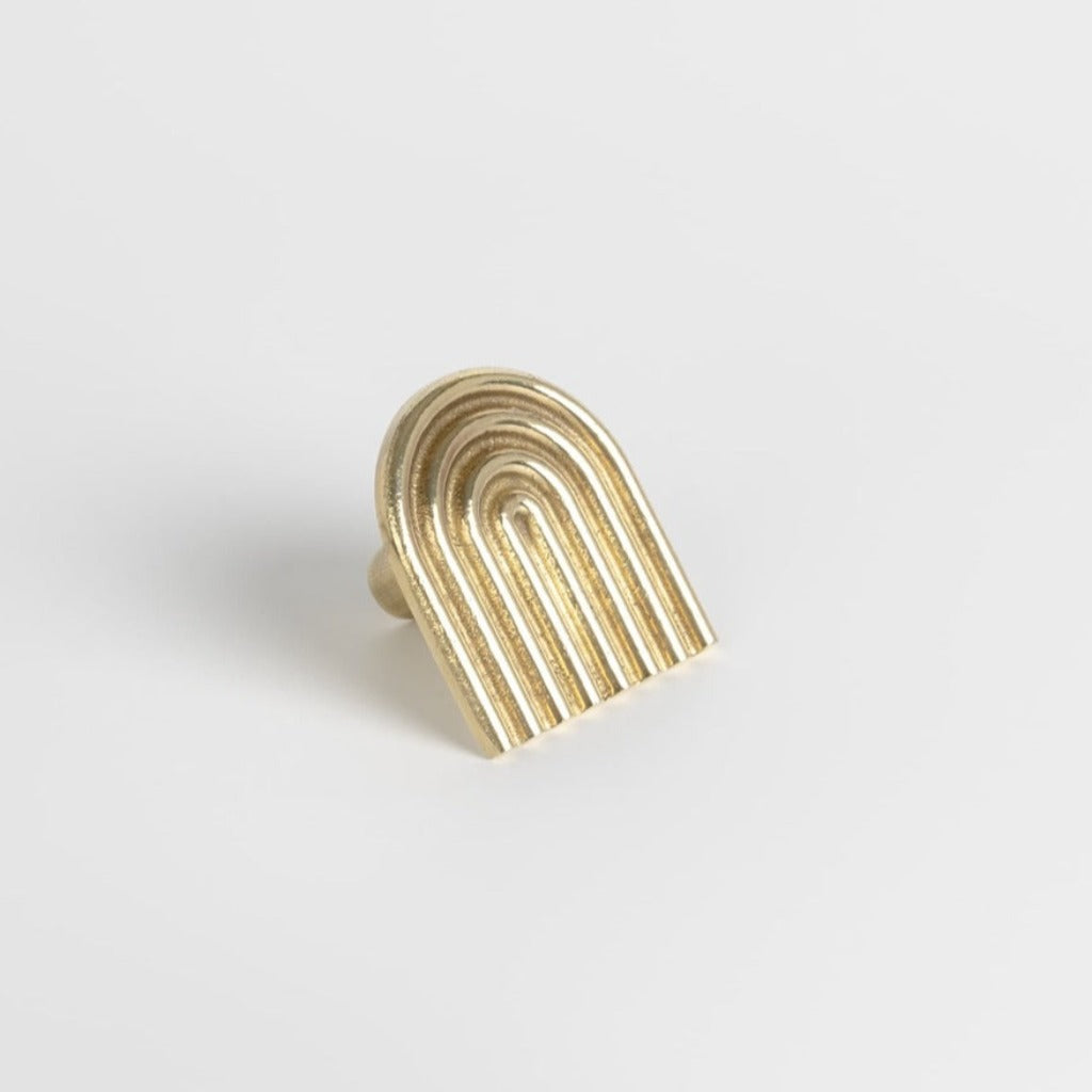 Brass finish Libre No. 9 Hook
