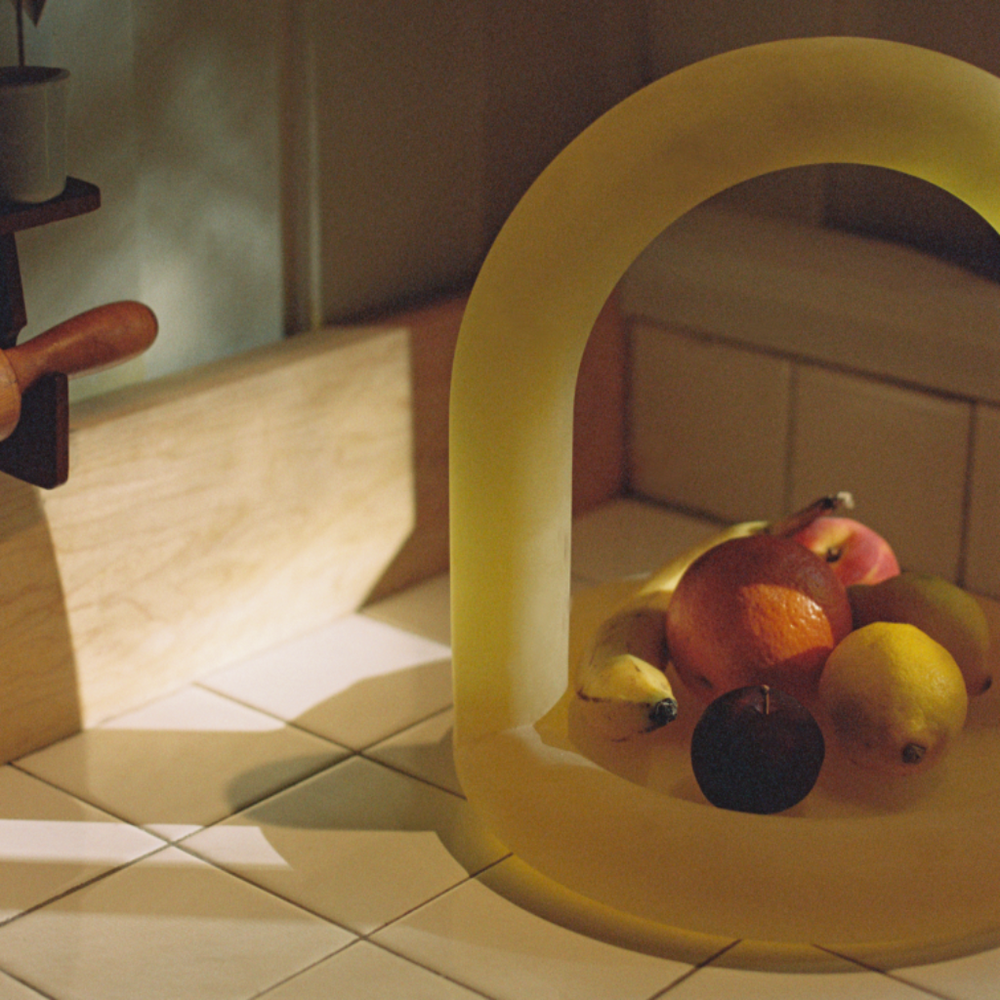 Yellow Frooot Bowl still life in Kitchen