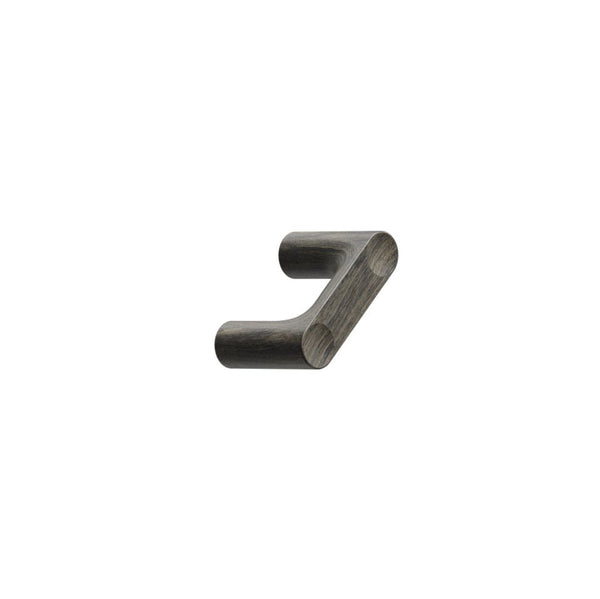 Furnipart Punto Cabinet Knob — Dark Brown Wood