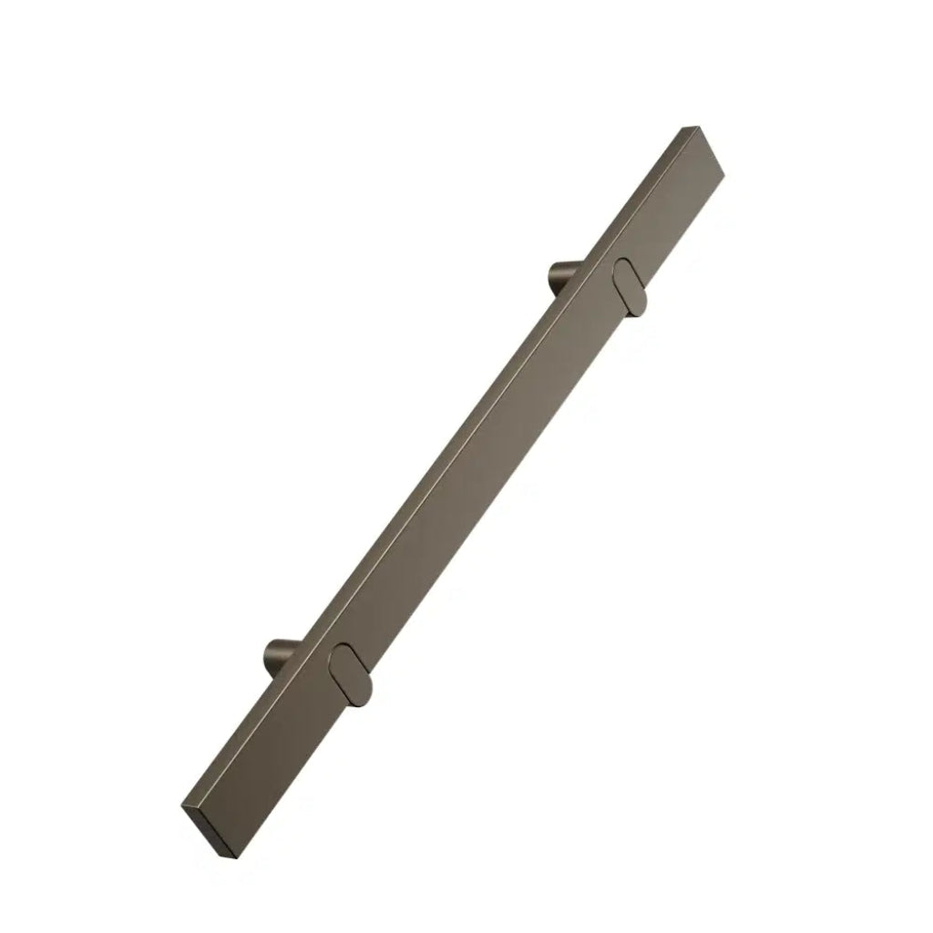 Bronze cabinet pull on white background