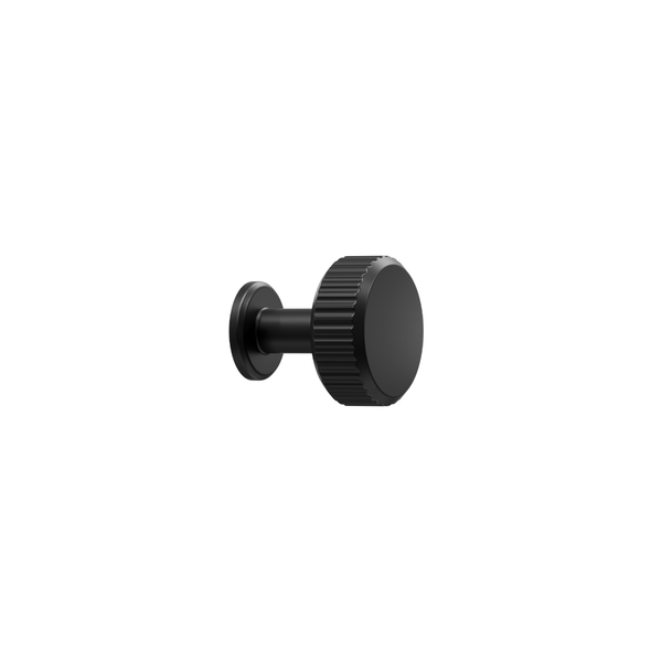 Furnipart Villa Round Cabinet Knob — Matte Black
