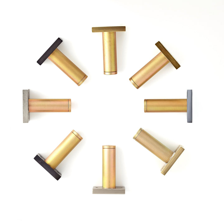 A group of Ghostop Concealed Door Stop GS200s arranged in a circle.