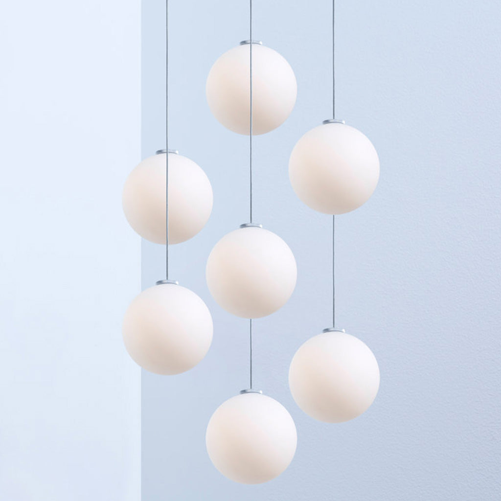 Simple and classic spherical pendant cluster