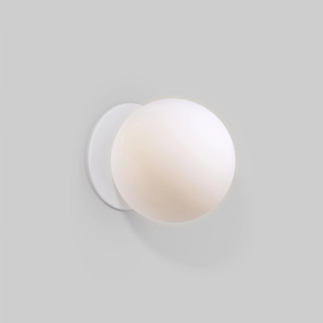 Glass 120 is as simply named as it is designed. A 120 millimetre diameter, acid etched, glass globe provides a warm, even glow.