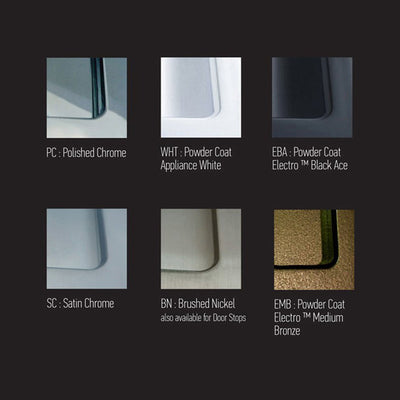 A bunch of different types of Halliday Baillie windows and doors, including the HB 680 Edge Pull.