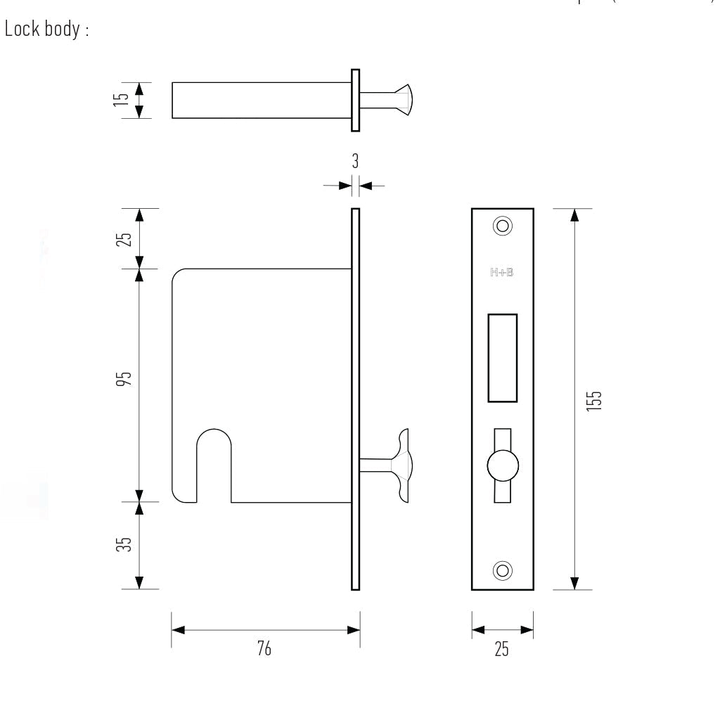 pocket door end pull