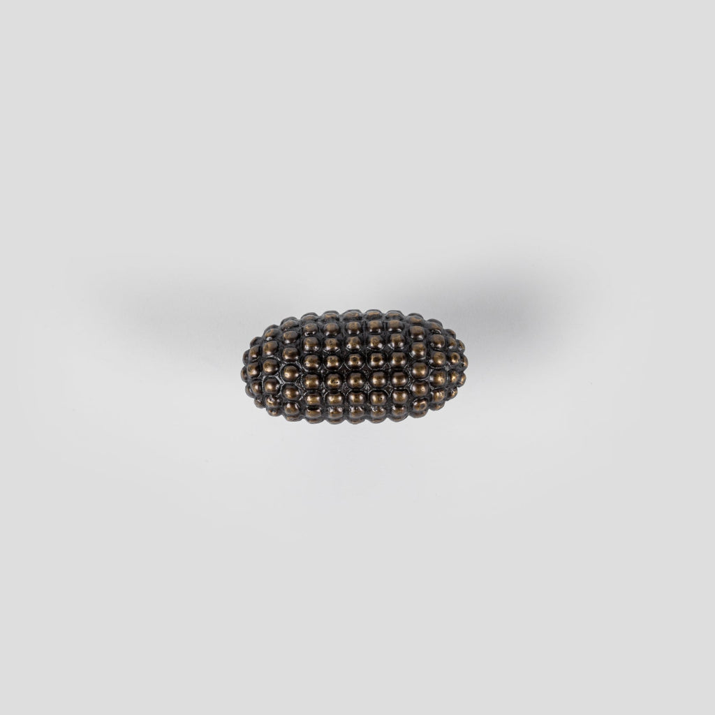 Inspired by Henry Sauvage, this solid brass knob blends French decorative heritage with refined simplicity for timeless cabinets and furniture.