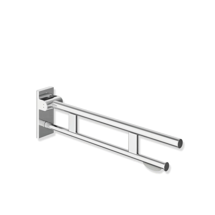Hewi 900 Hinged Support Rail Duo With Toilet Roll Holder