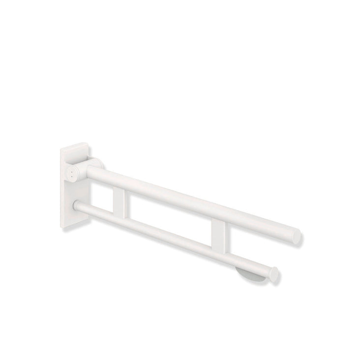 Hewi 900 Hinged Support Rail Duo With Toilet Roll Holder