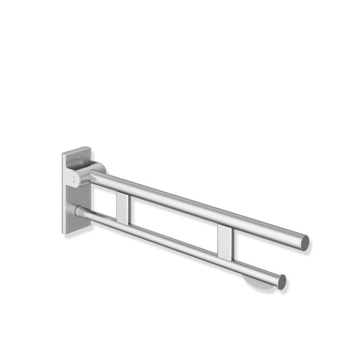 Hewi 900 Hinged Support Rail Duo With Toilet Roll Holder