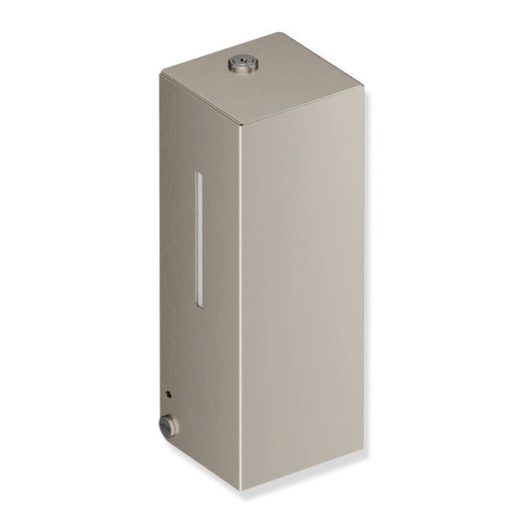 Gunmetal Hewi 900 SENSORIC electronic soap dispenser, a wall-mounted touch-free unit.