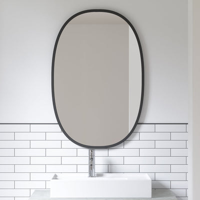 hub oval mirror