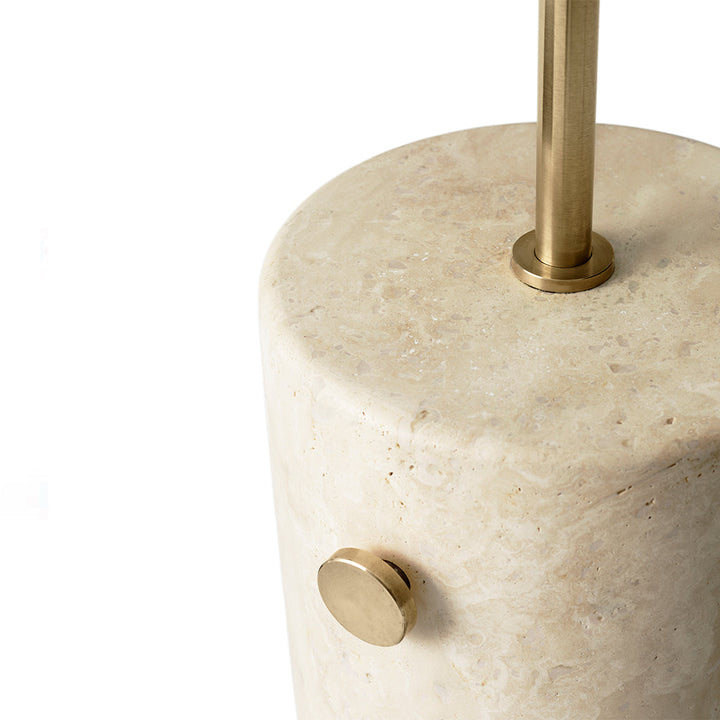 Travertine stone base Menu floor lamp