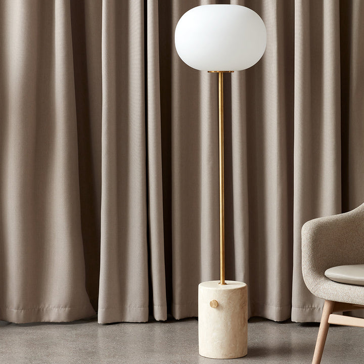 Marble floor lamp by Menu