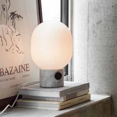White Marble Table Lamp by Menu