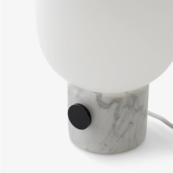 JWDA Marble Table Lamp — White Marble