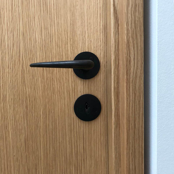 Matte black lever handle Kay Otto Fisker