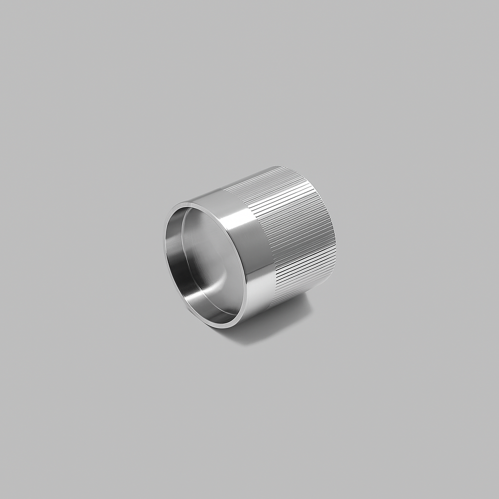 Knud Cylindrical Glass Door Knob
