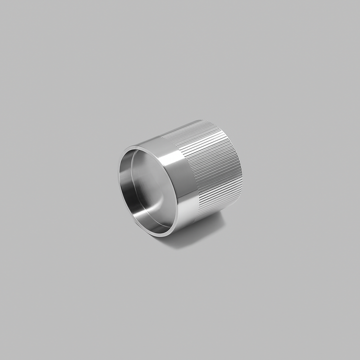 Knud Cylindrical Glass Door Knob