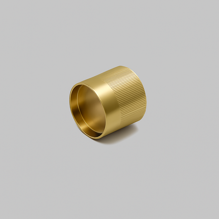 Knud Cylindrical Glass Door Knob