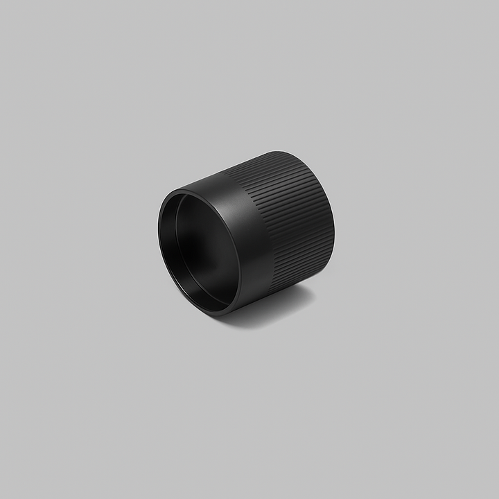 Knud Cylindrical Glass Door Knob