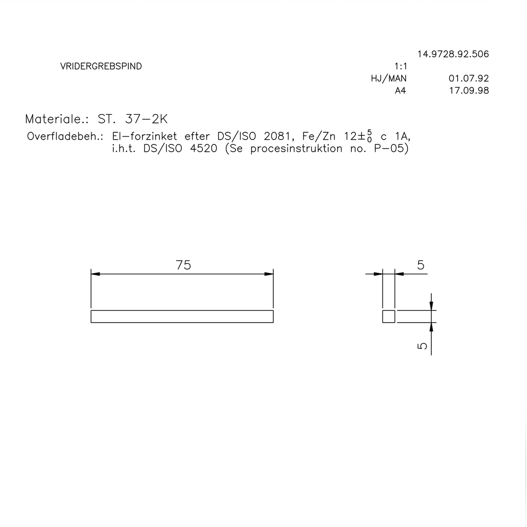 Knud Door Hardware Component: Tubular Mortise Spindles for Thumb Turns & Toilet Indicators