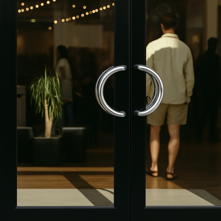 Knud Pull Circular Handle for Single Sided Doors