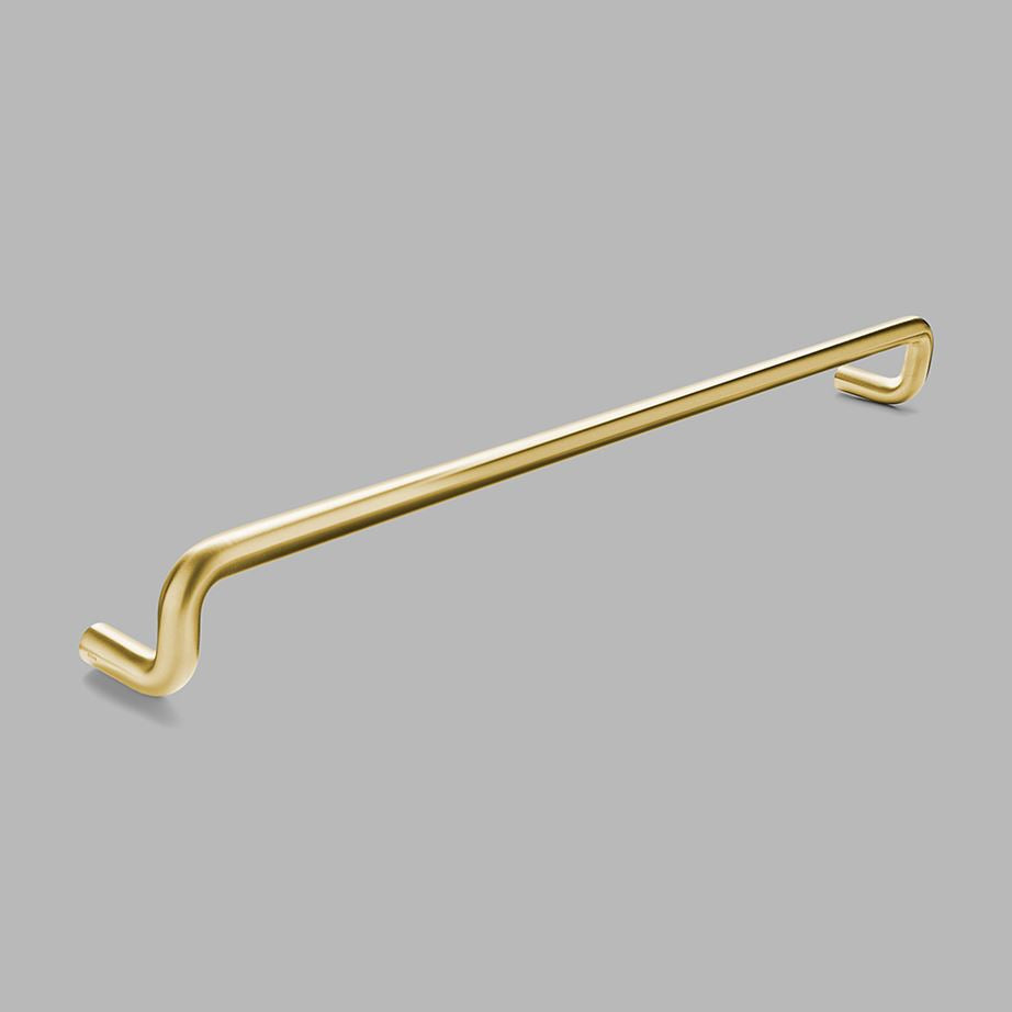 Knud Pull Cranked Cabinet & Appliance Handle — d line, view 3