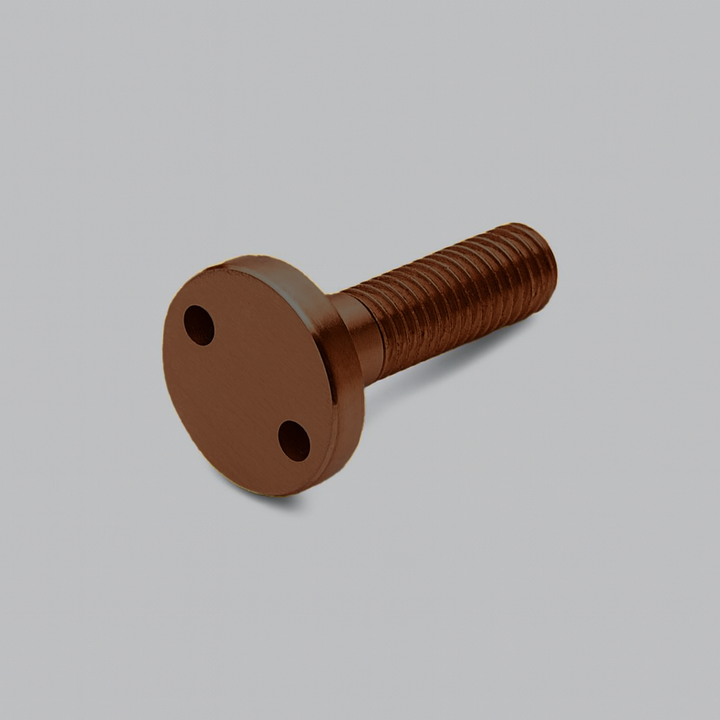 Knud Pull Handle Component: Threaded Twin-Pin / Pig-Nose Bolt for M8 / M10 / M12