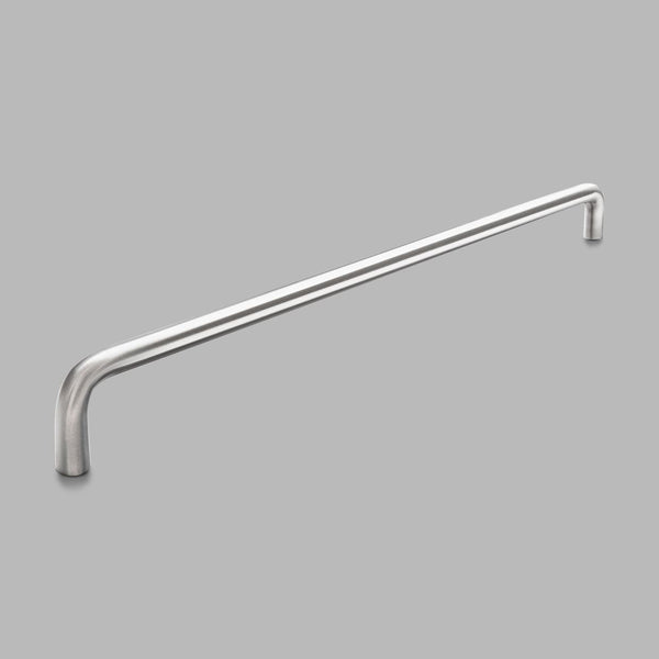 Knud Pull Straight Cabinet & Appliance Handle — Satin Stainless Steel / Cabinet & Appliance Function: Ø19 mm (0.7") / 125 mm (4.9")