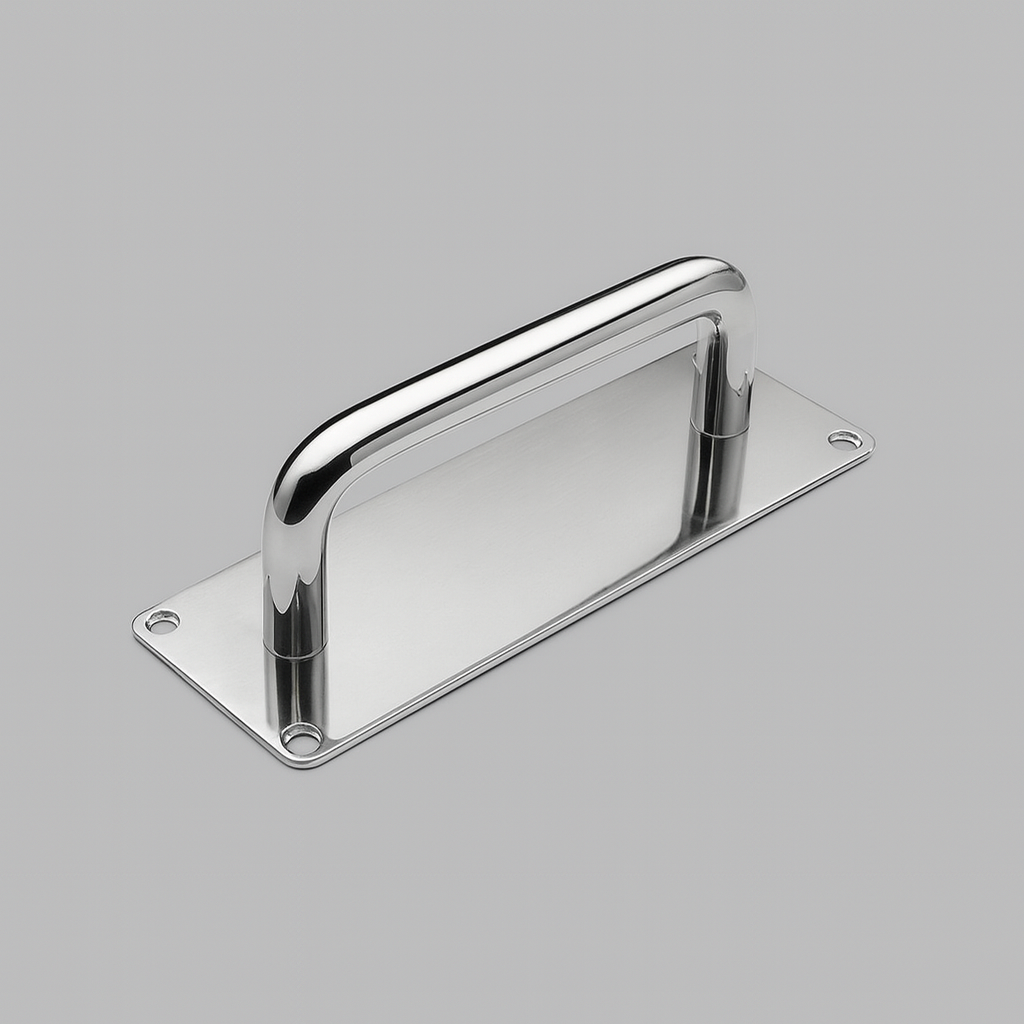 Knud Straight Back Plate Cabinet Pull