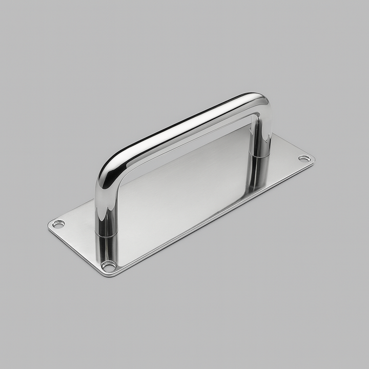 Knud Straight Back Plate Cabinet Pull