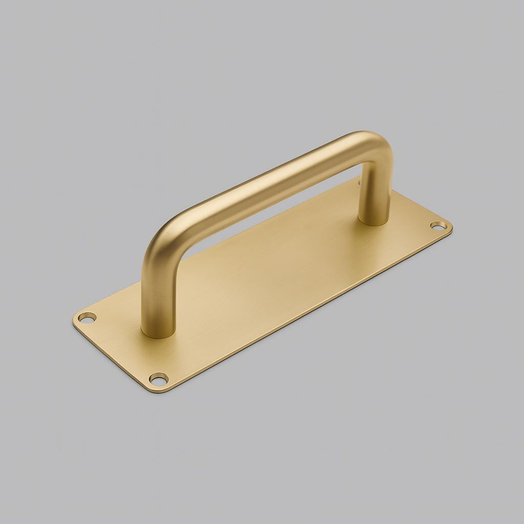 Knud Straight Back Plate Cabinet Pull