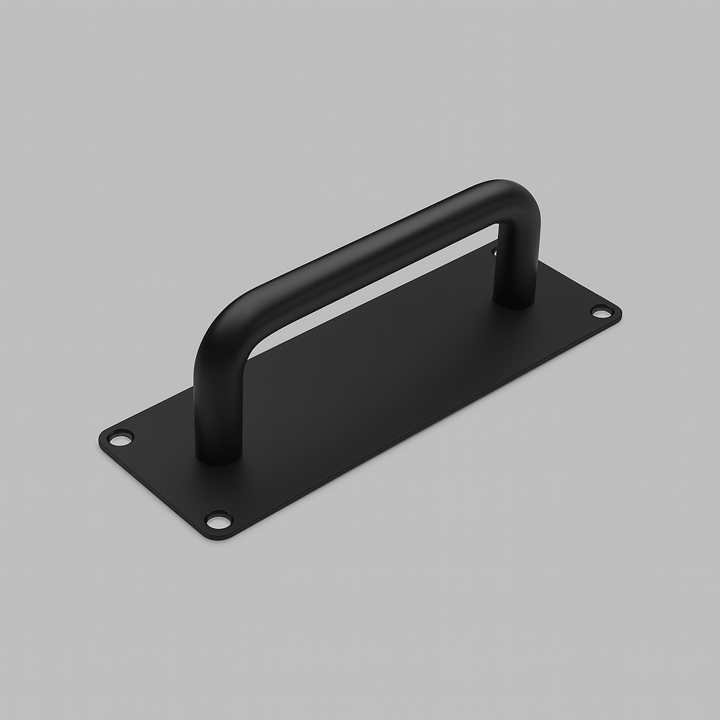 Knud Straight Back Plate Cabinet Pull