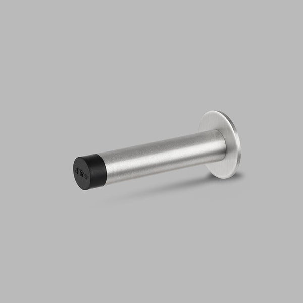 Knud Wall Door Stop Long — Satin Stainless Steel / 125 mm