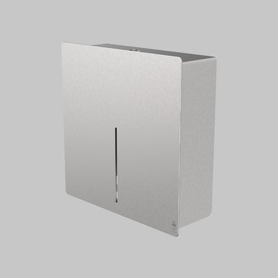 LOKI Paper Towel Dispenser Stainless Steel made by Dan Dryer in Denmark.