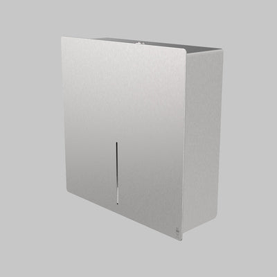LOKI Jumbo Toilet Paper Dispenser Stainless Steel by Dan Dryer made in Denmark