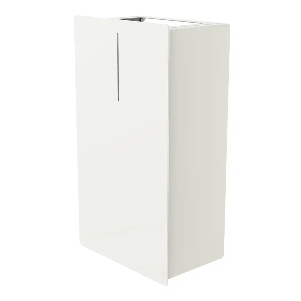 White Dan Dryer LOKI 30L waste bin, a tall angular bin.