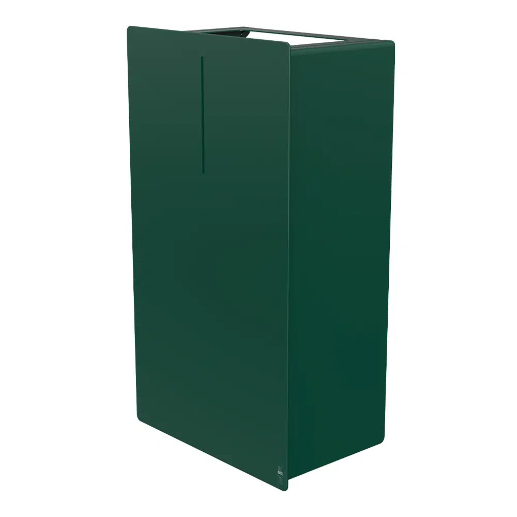 Green Dan Dryer LOKI 30L waste bin, a tall angular bin.