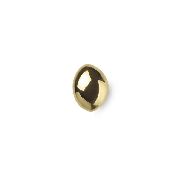 Lemon Hook / Knob — Polished Brass