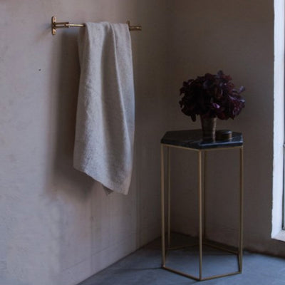 Elegant Brass Towel Bar