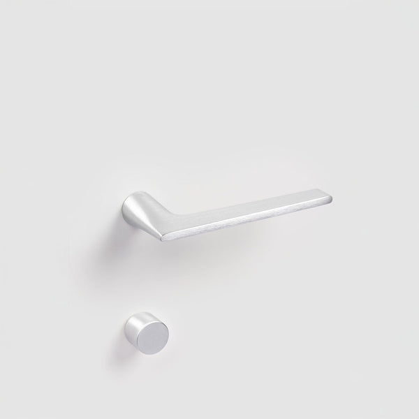 Lieve Interior Door Lever Set — Satin Chrome / Privacy