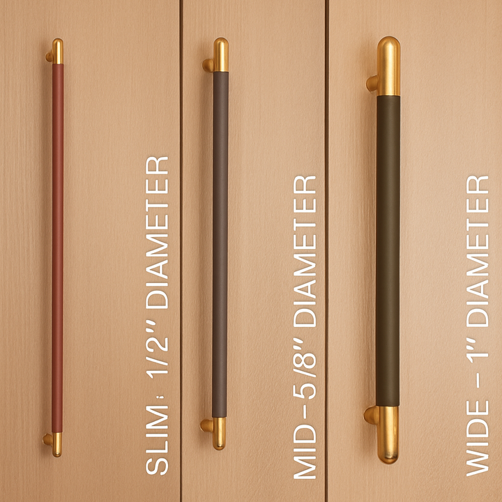 Mineral Metal Appliance Pull — 2 Posts