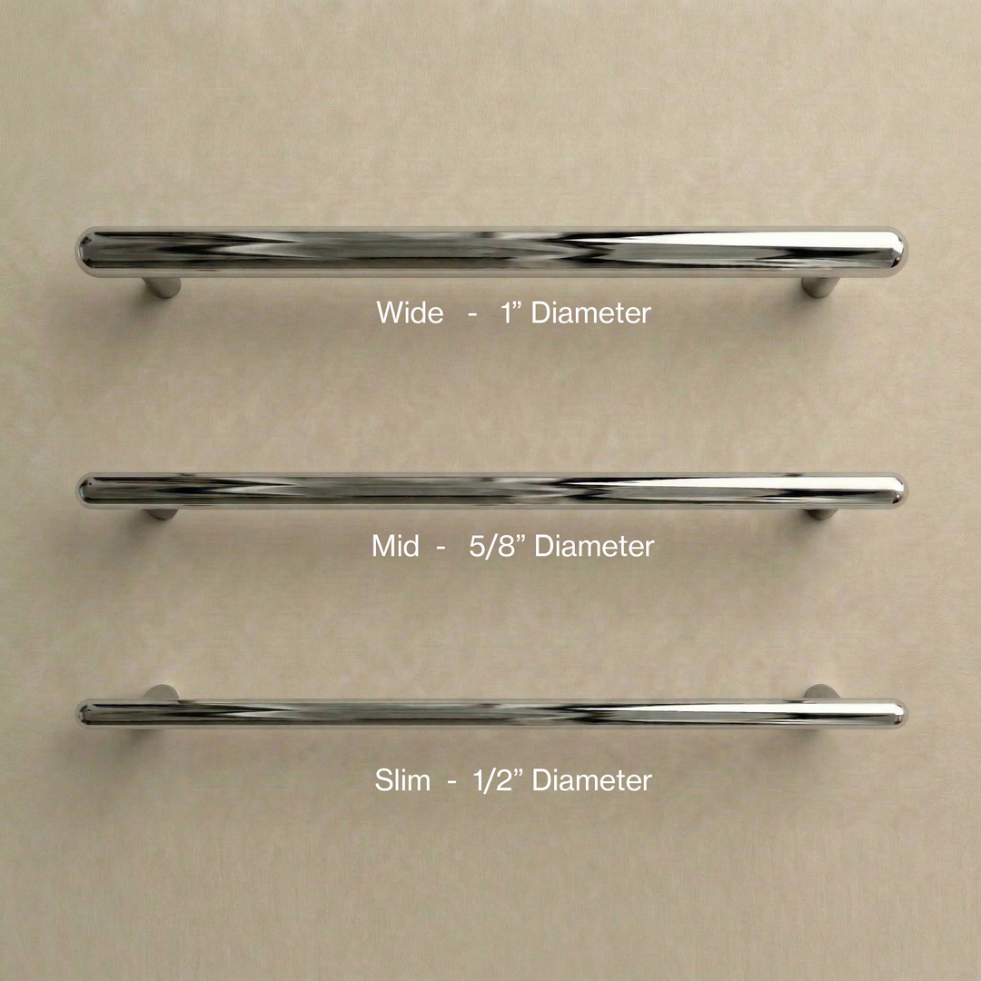 Mineral Metal Appliance Pull — 2 Posts