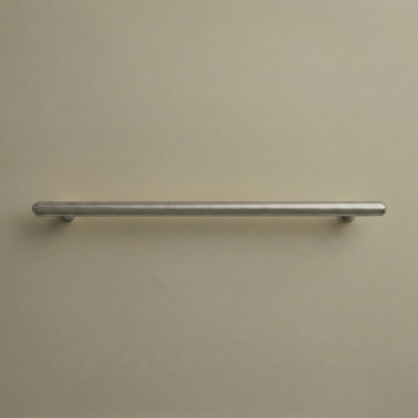 Mineral Metal Bar Pull — Brushed Stainless Steel / 5" / 2 Standoffs