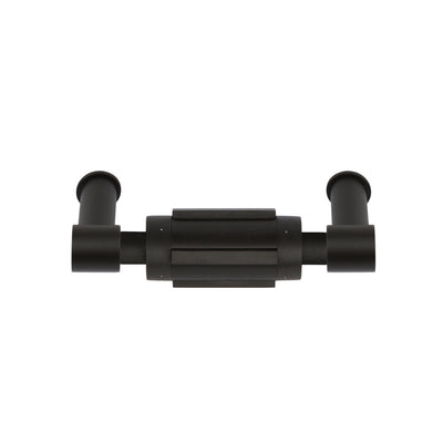 Part of the ONE series by Formani this elegant satin black toilet paper holder is part of the collection.
