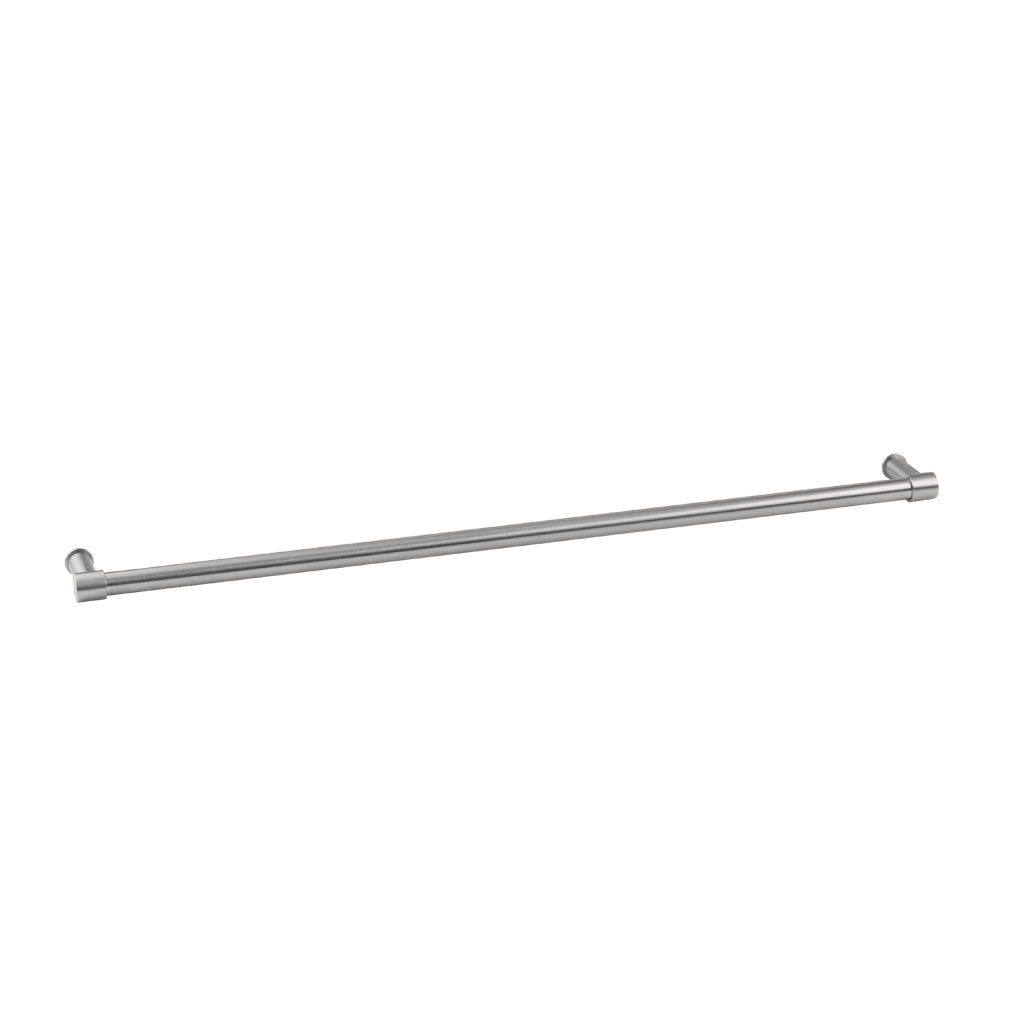 A stainless steel towel bar that is minimal and modern, 750mm length. By Formani.