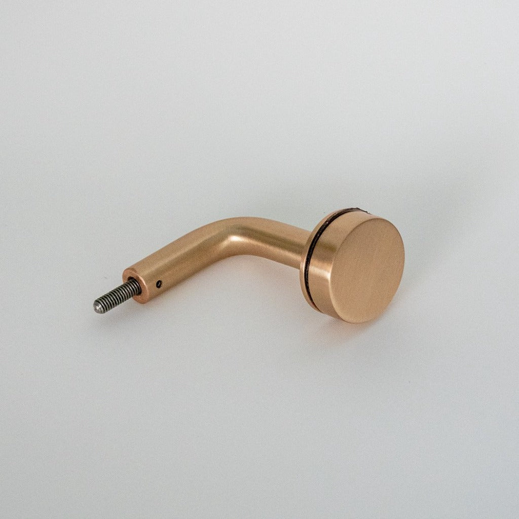 Orla Handrail Bracket in Satin Bronze made by CASSON Hardware