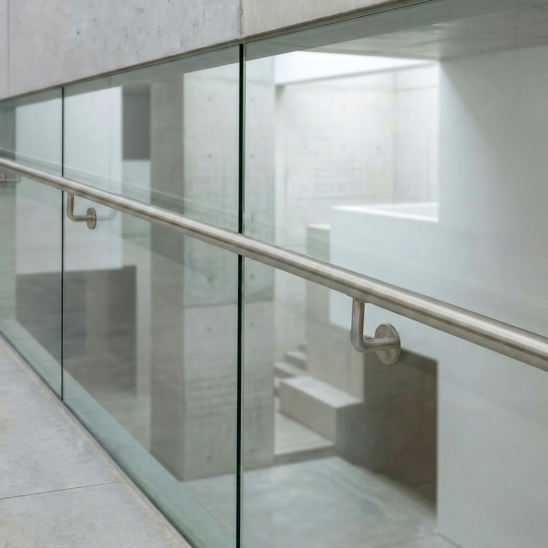 Orla Handrail Bracket Glass Mount